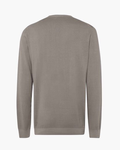 Ribbed crew-neck sweater