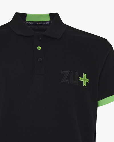 Piquet polo with embroidered logo