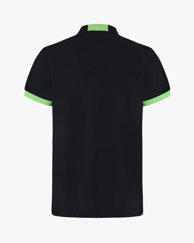 Piquet polo with embroidered logo