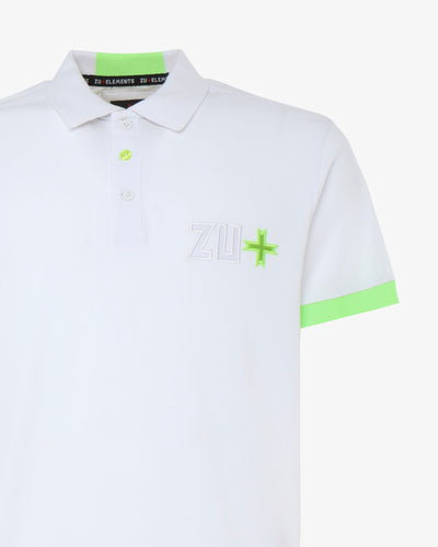 Piquet polo with embroidered logo