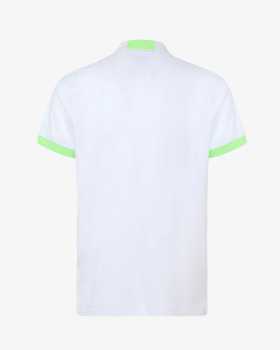 Piquet polo with embroidered logo