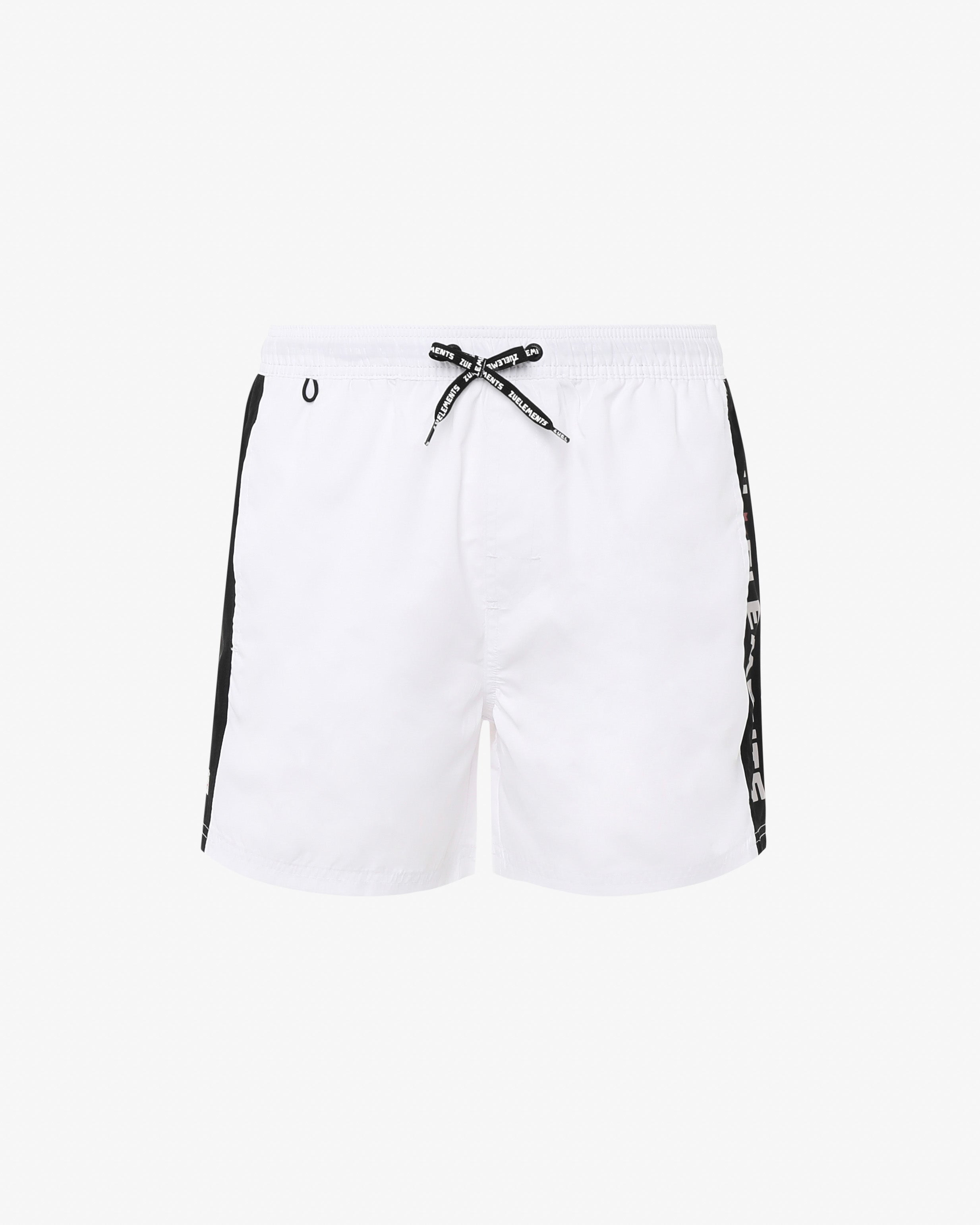 Swim shorts with micrologo on the back pocket 