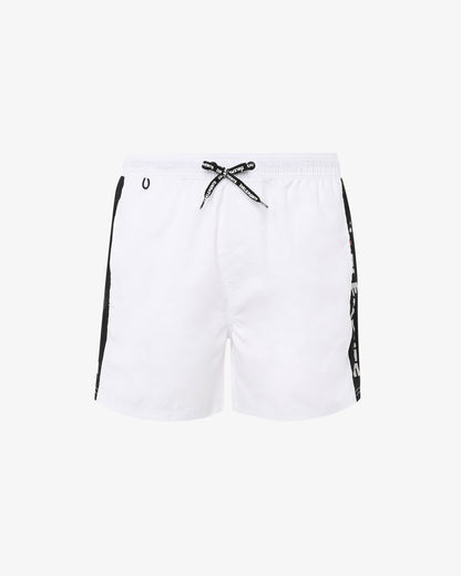 Swim shorts with micrologo on the back pocket 