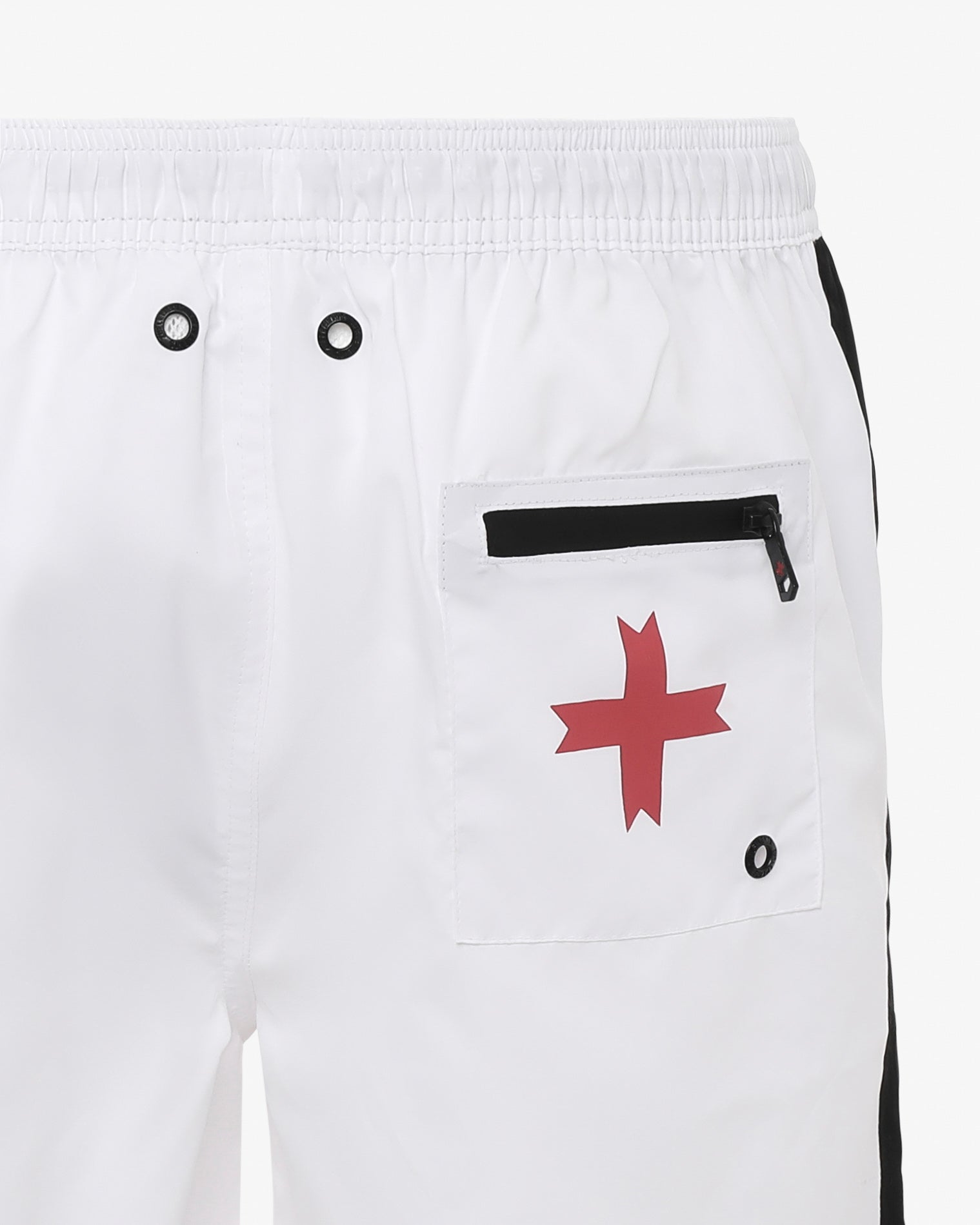 Pantaloncino mare con micrologo su tasca posteriore