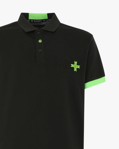 Piquet polo with embroidered logo