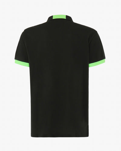 Piquet polo with embroidered logo