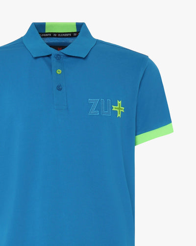 Piquet polo with embroidered logo