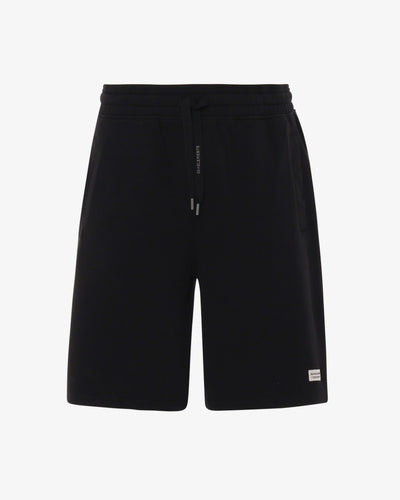 Relaxed fleece Bermuda shorts 