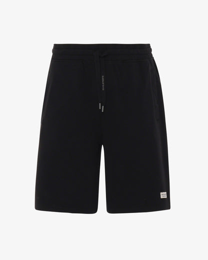 Relaxed fleece Bermuda shorts 