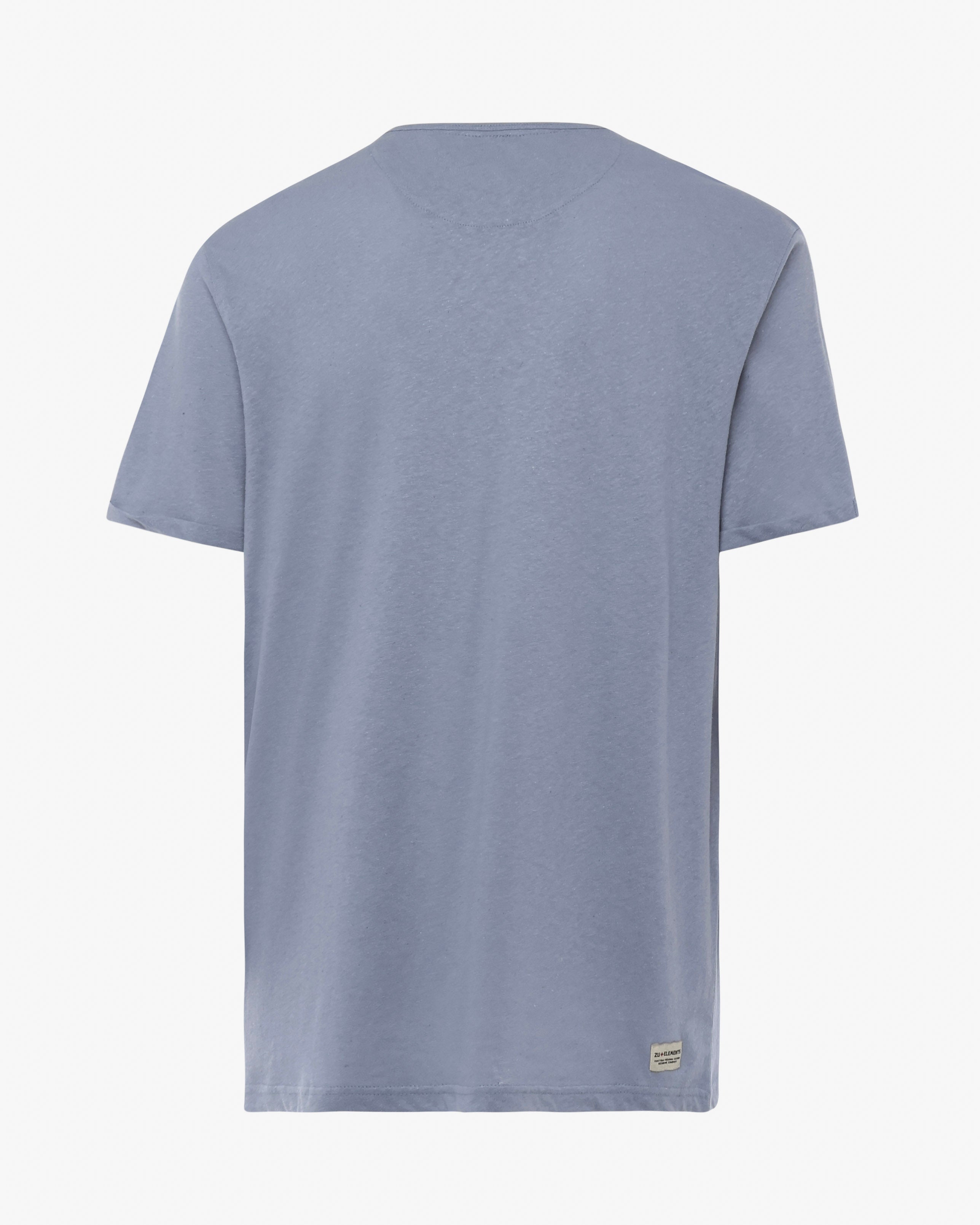 T-shirt serafino con logo ricamato
