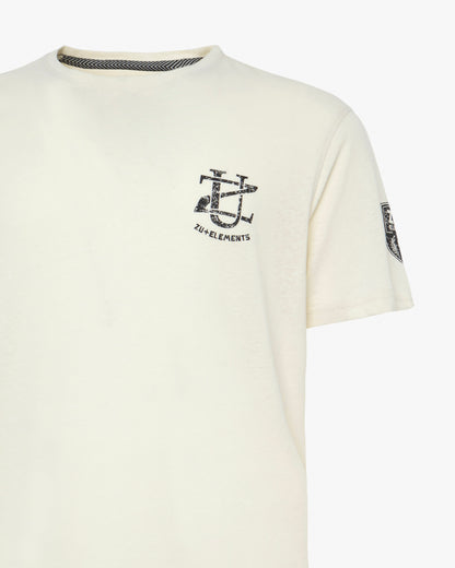 Garment dye T-shirt with print 