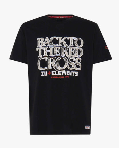 T-shirt con stampa e logo su manica