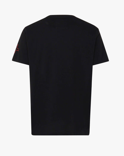 T-shirt con stampa e logo su manica