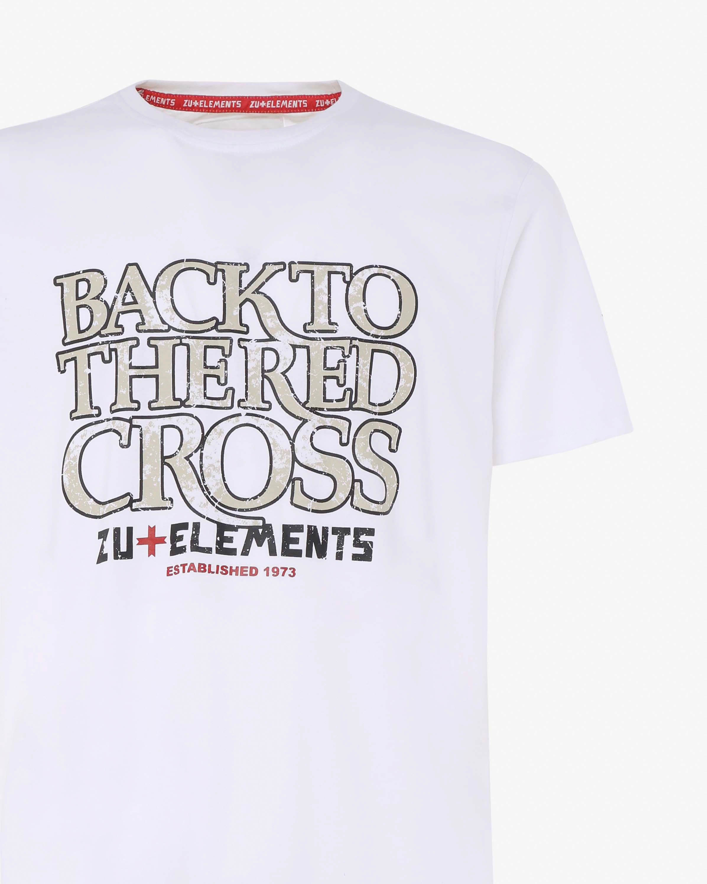 T-shirt con stampa e logo su manica