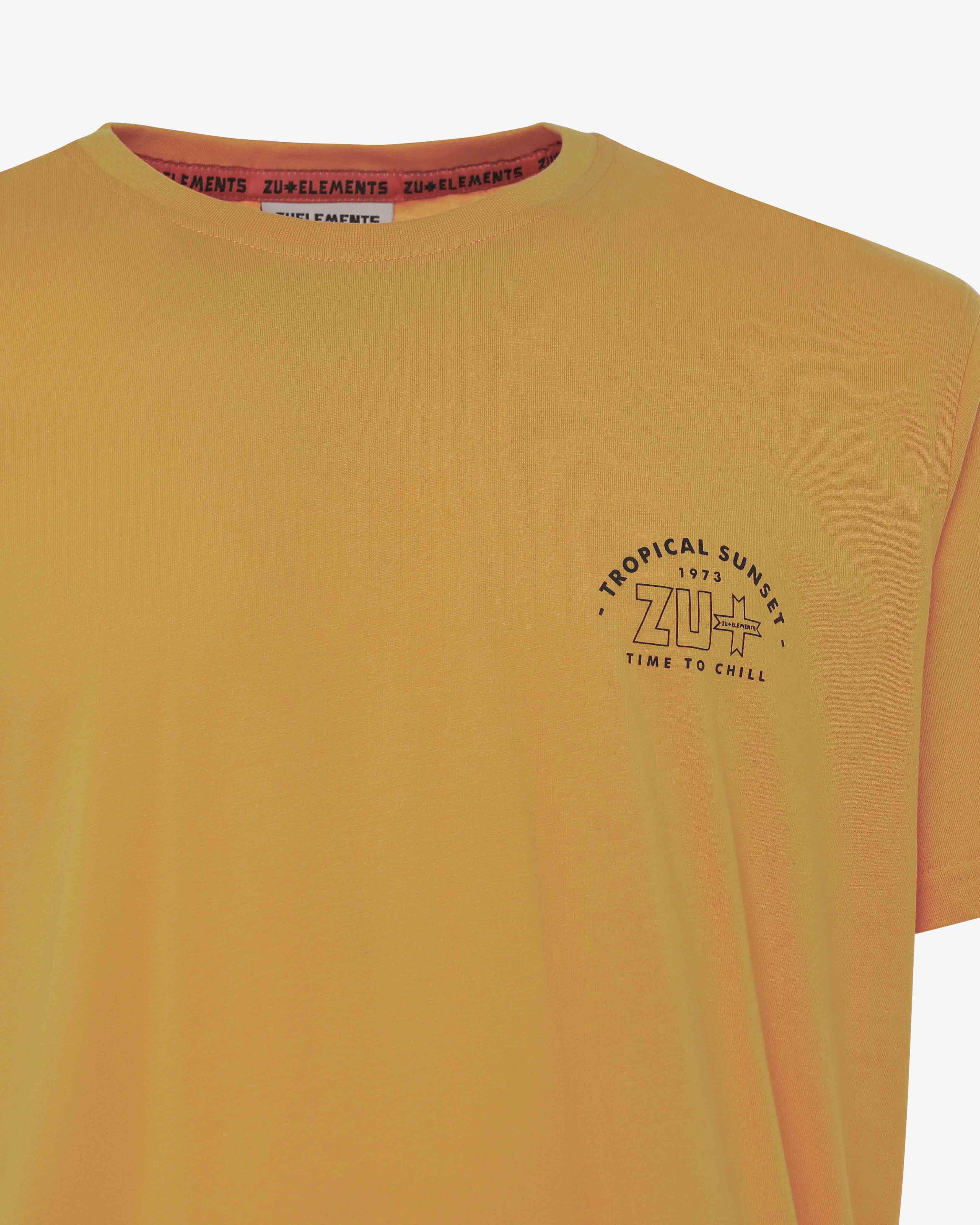 T-shirt con stampa sul retro
