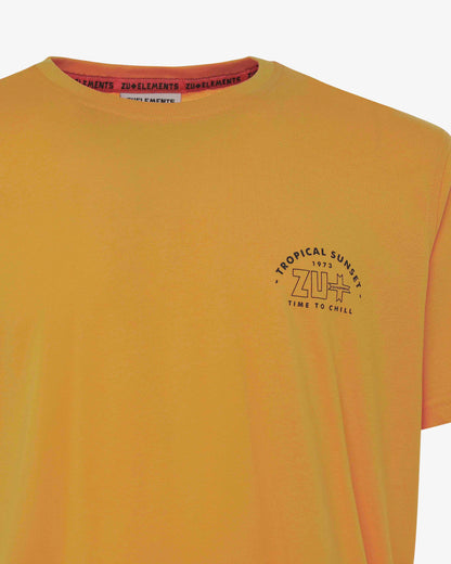 T-shirt con stampa sul retro