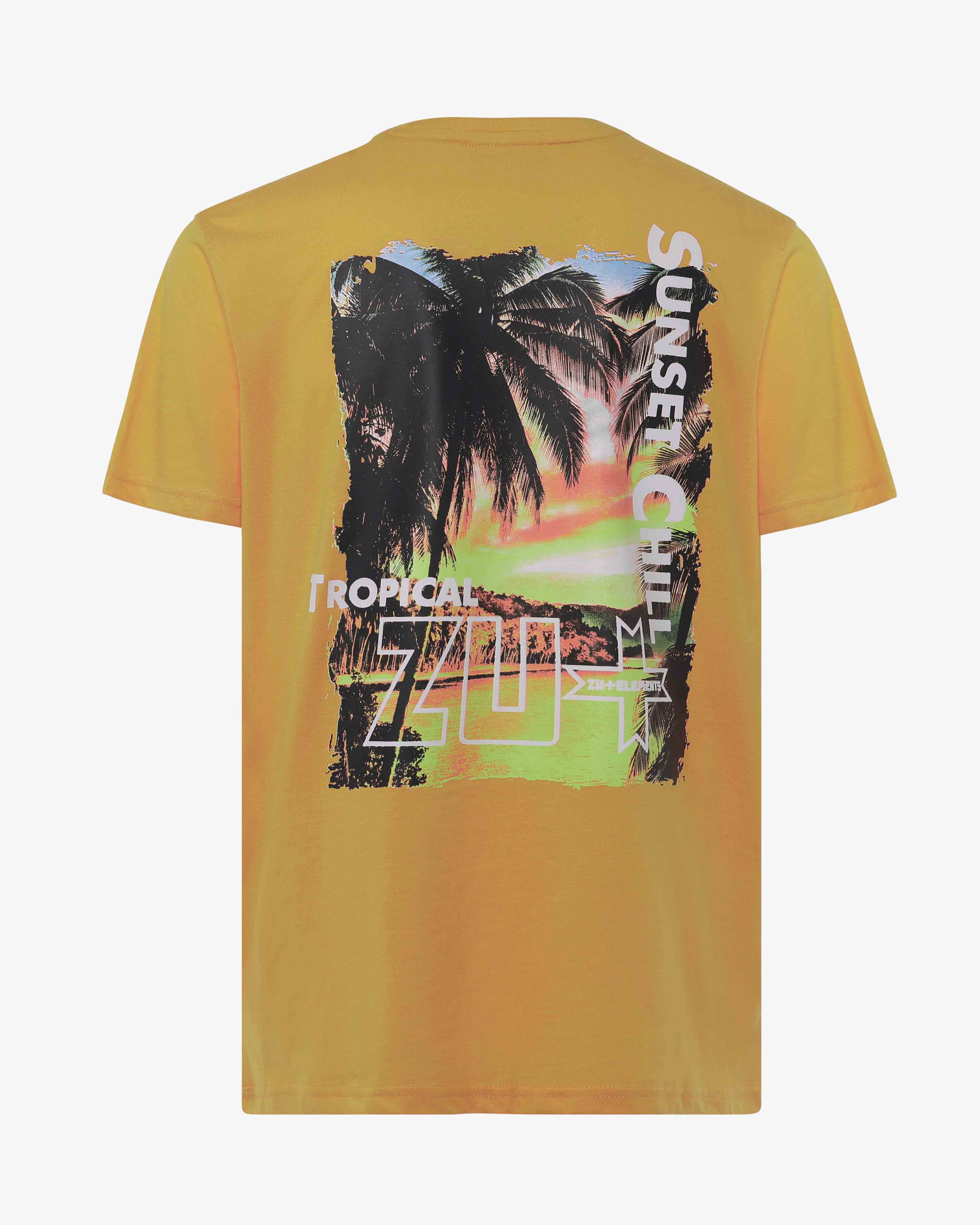 T-shirt con stampa sul retro