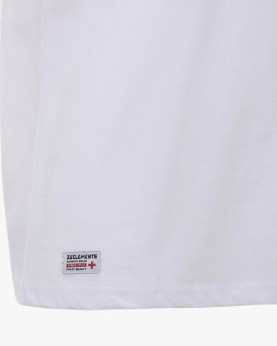T-shirt con stampa sul retro