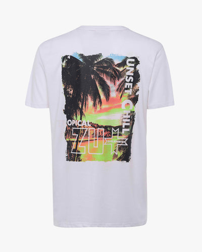 T-shirt con stampa sul retro