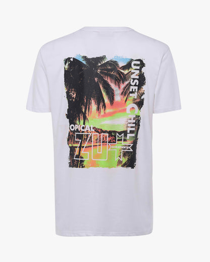 T-shirt con stampa sul retro
