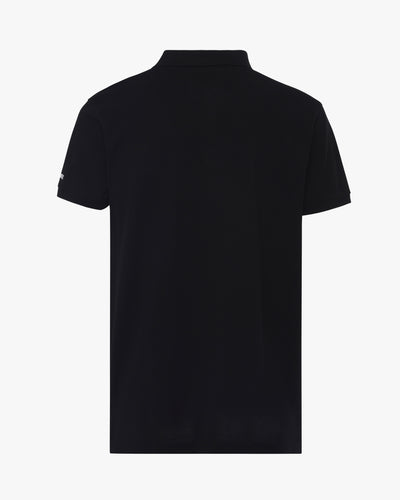 Polo shirt with micrologist on sleeve 