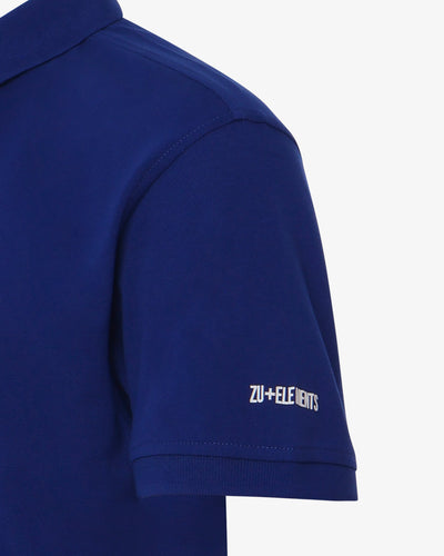 Polo shirt with micrologist on sleeve 