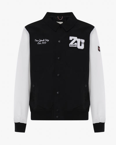 Varsity jacket with buttons 