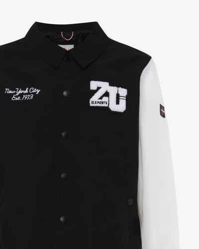 Varsity jacket with buttons 