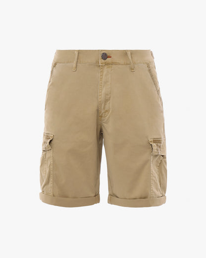 Gabardine cargo shorts 