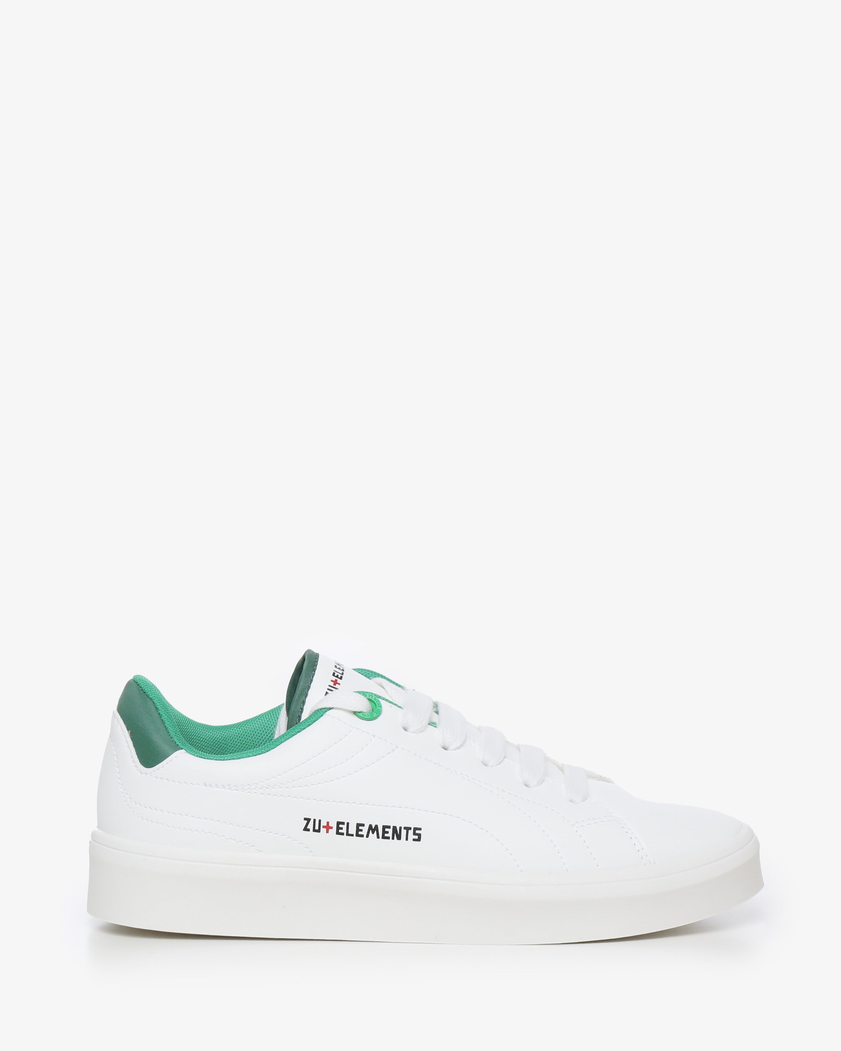 "ZU005" Sneakers - White/Green