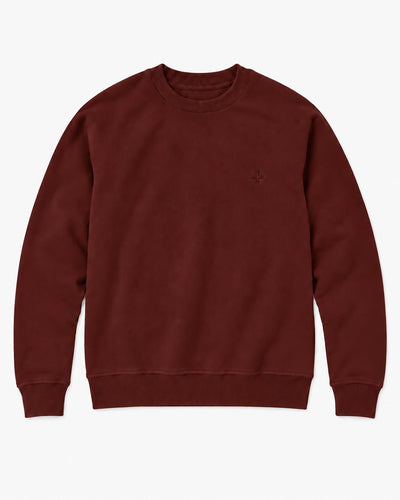 Maglia girocollo in viscosa con logo in tono