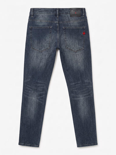 Jeans capri fit Cocker medium blue