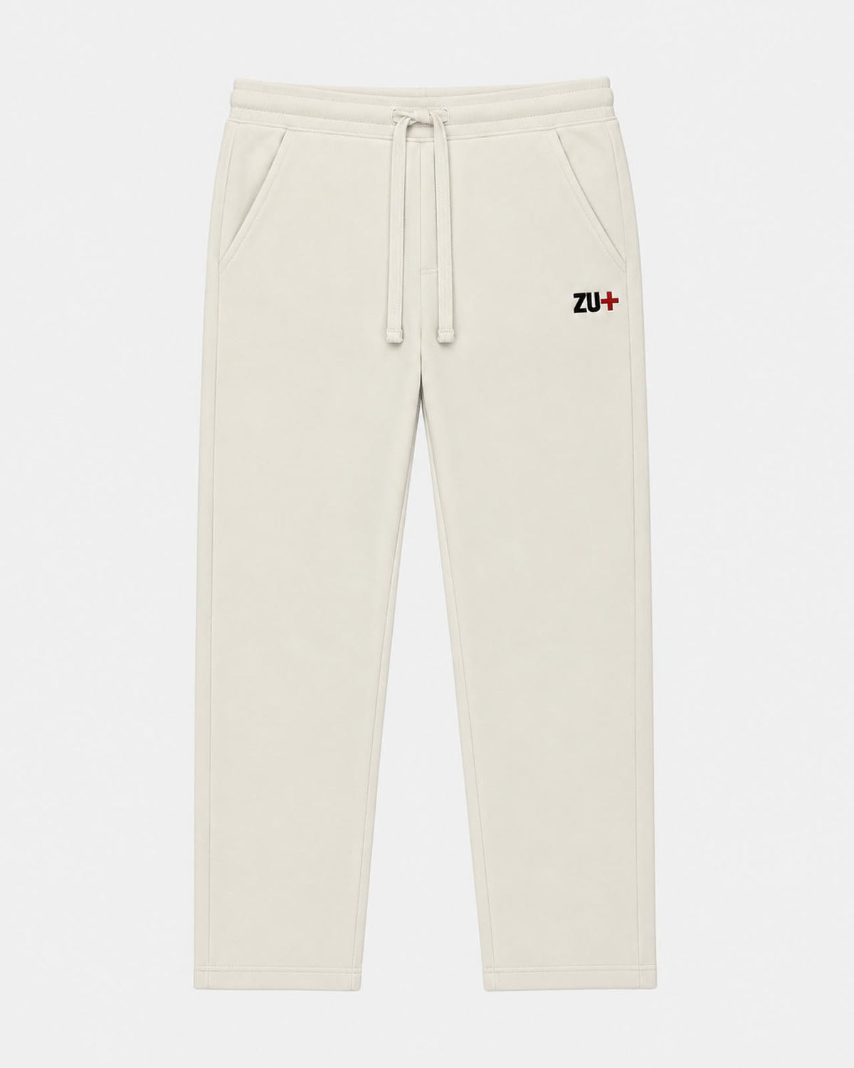 Pantaloni in felpa relaxed fit con ricamo a contrasto