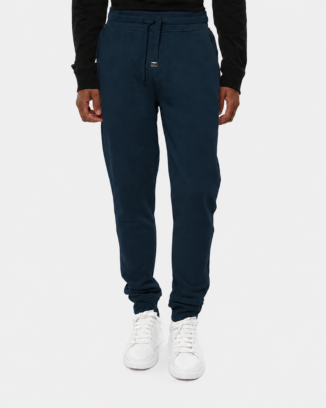 Pantaloni in felpa Carbon con logo ricamato