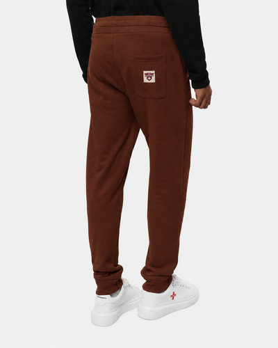 Pantaloni in felpa Carbon con logo ricamato