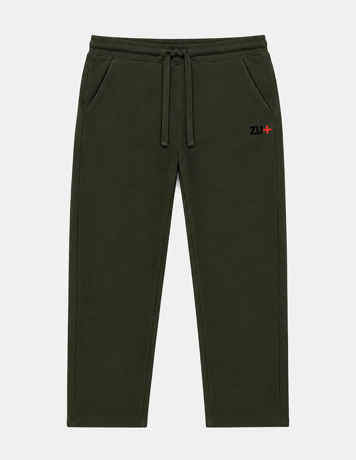 Pantaloni in felpa relaxed fit con ricamo a contrasto