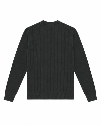Maglia girocollo a righe in viscosa