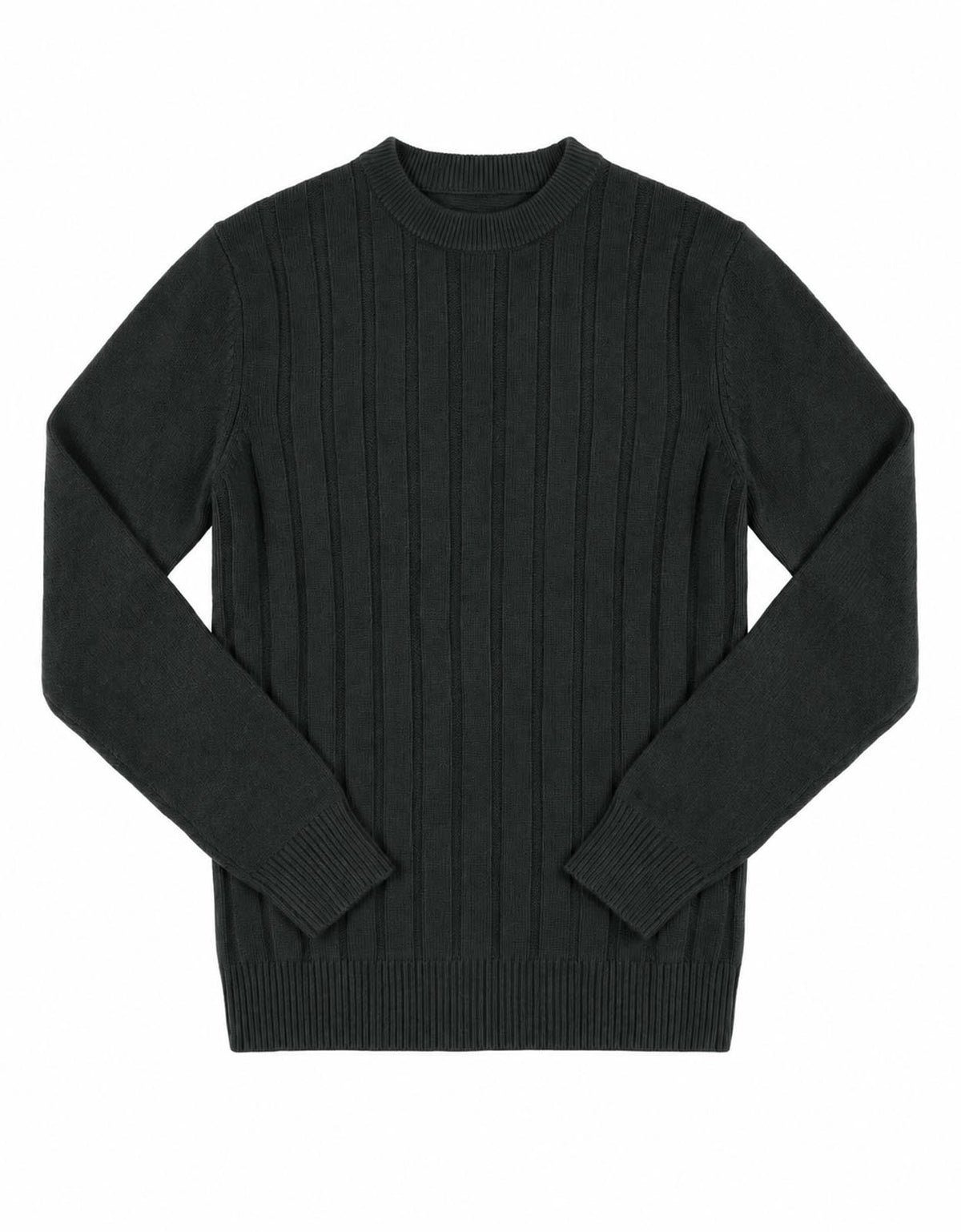 Maglia girocollo a righe in viscosa
