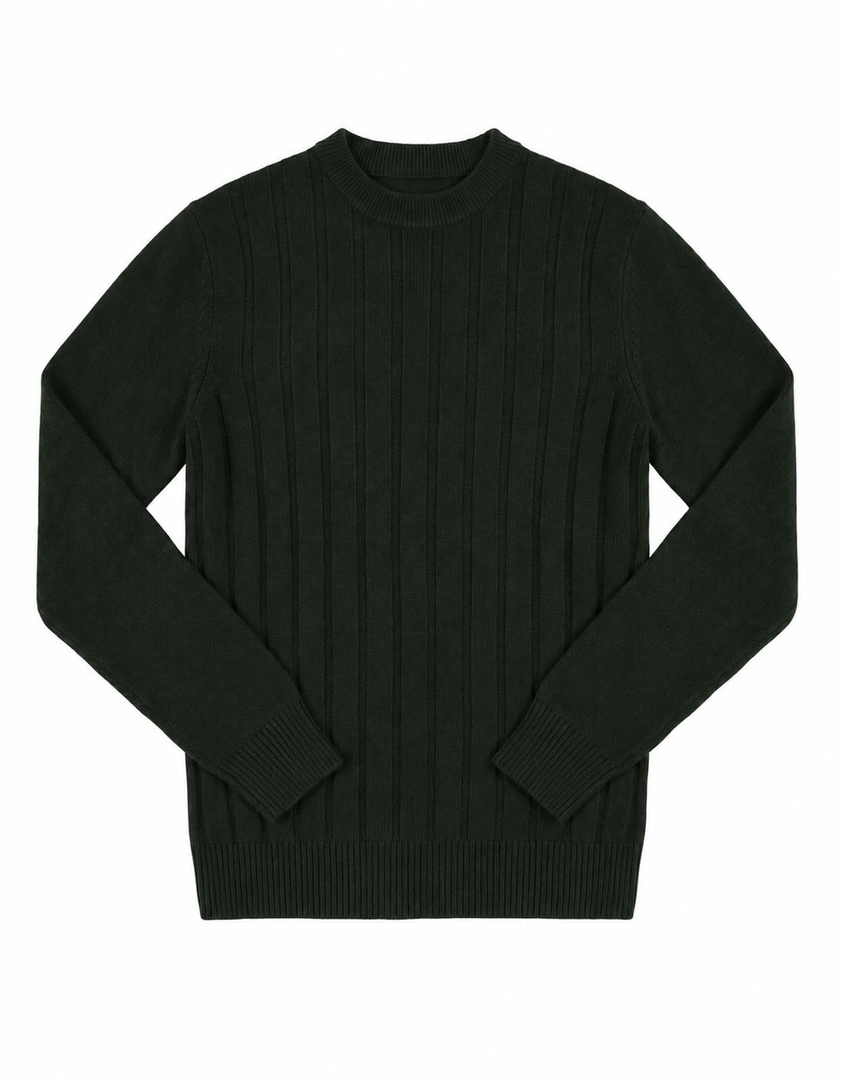 Maglia girocollo a righe in viscosa