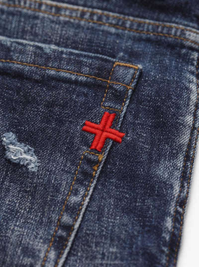Jeans capri fit Cocker dark blue