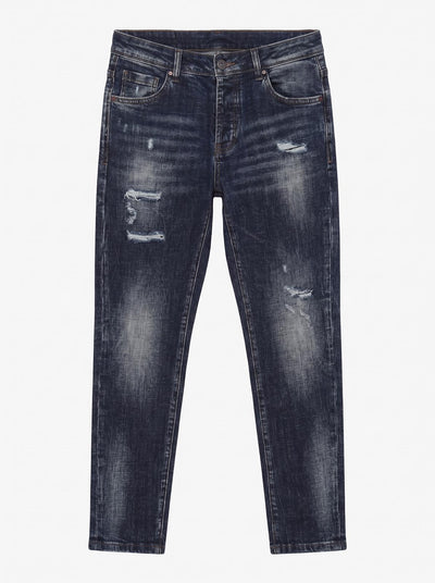 Jeans capri fit Cocker dark blue