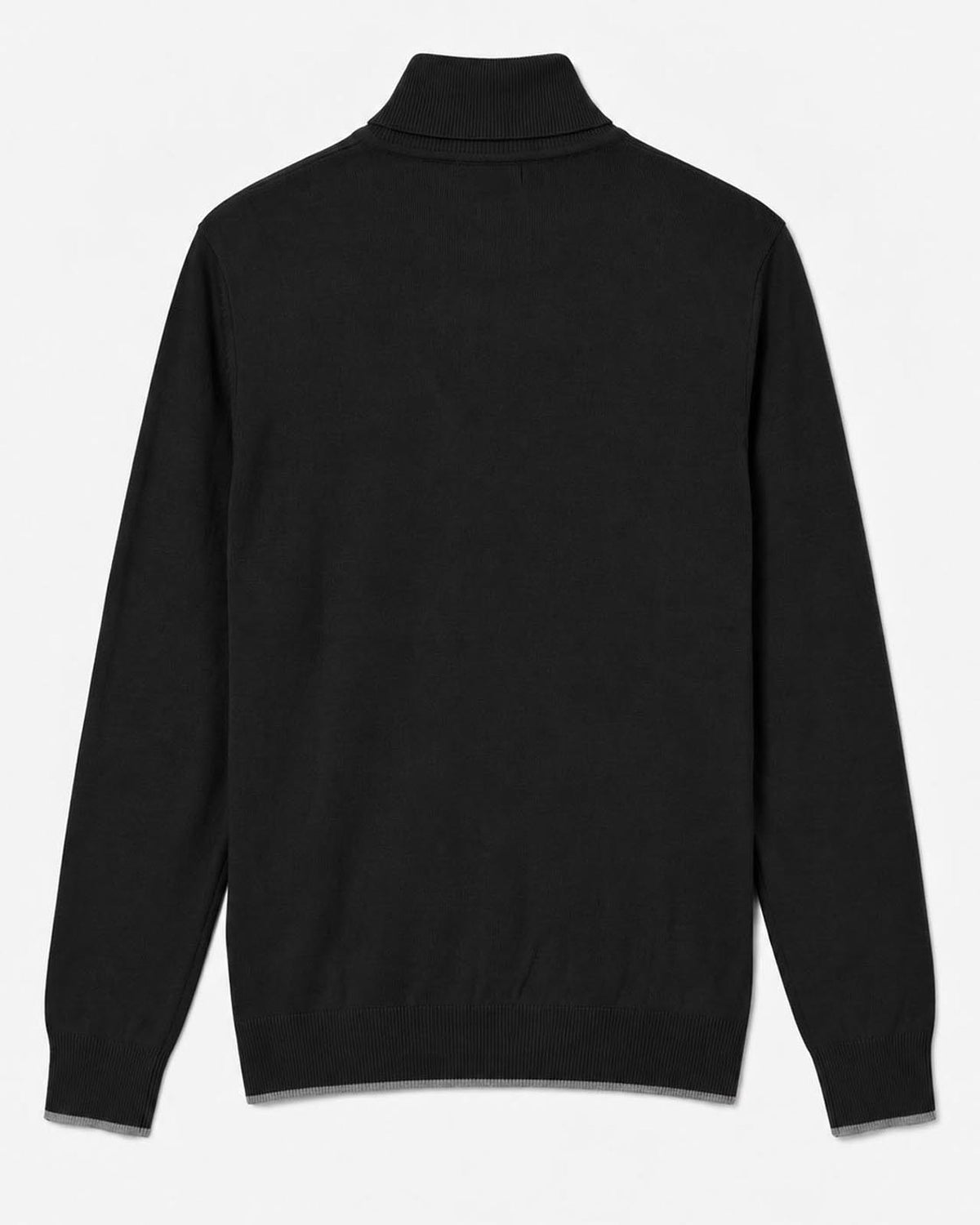 Maglia Collo alto con finiture a coste