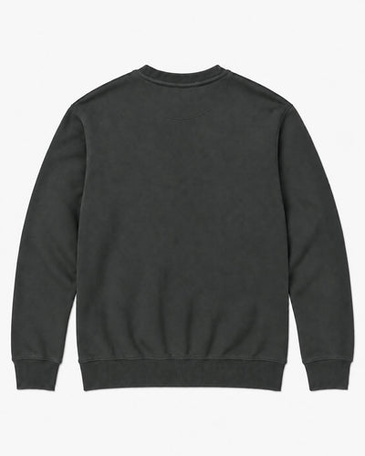 Maglia girocollo in viscosa con logo in tono