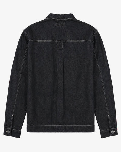 Overshirt in denim lavaggio zero