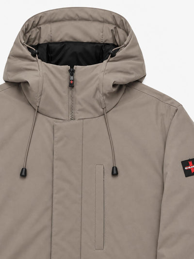 Giubbotto trapuntato con Zip e cappuccio