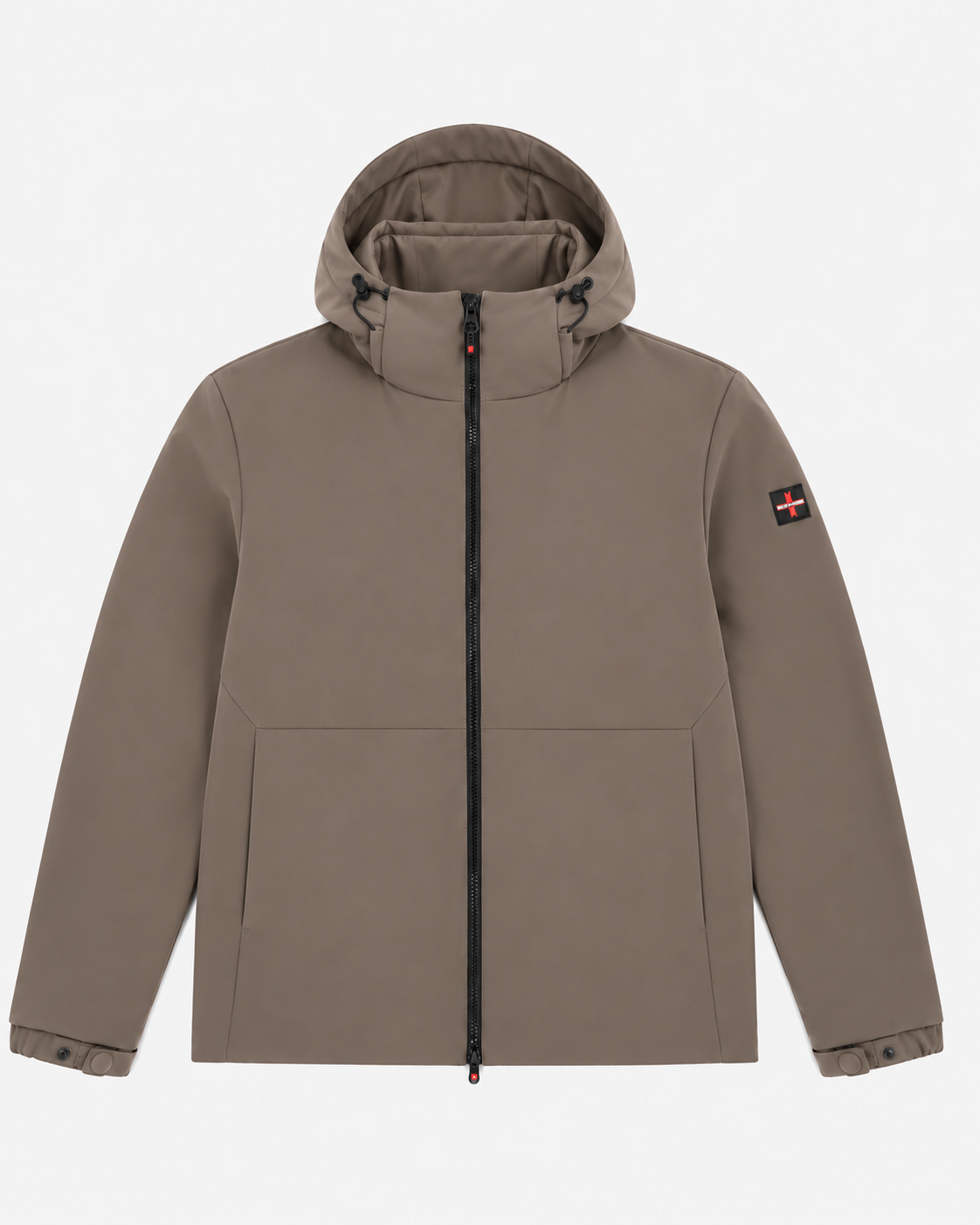 Giubbotto softshell con cappuccio