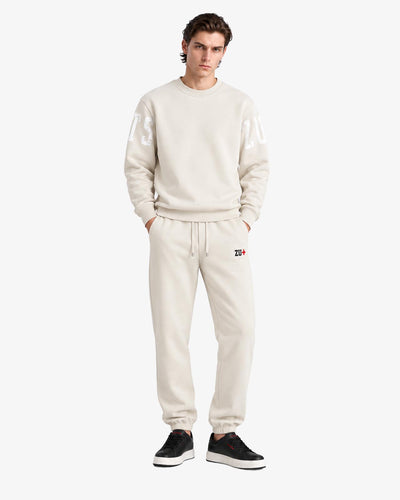 Coordinato con stampe a contrasto