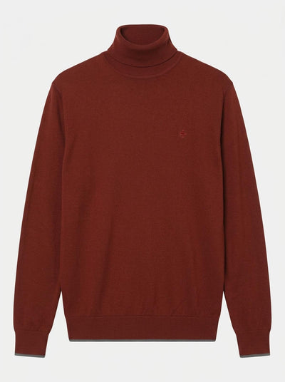 Maglia Collo alto con finiture a coste