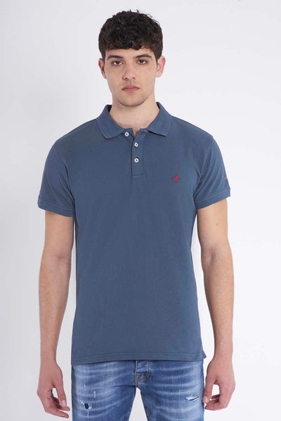 Polo con micrologo davanti