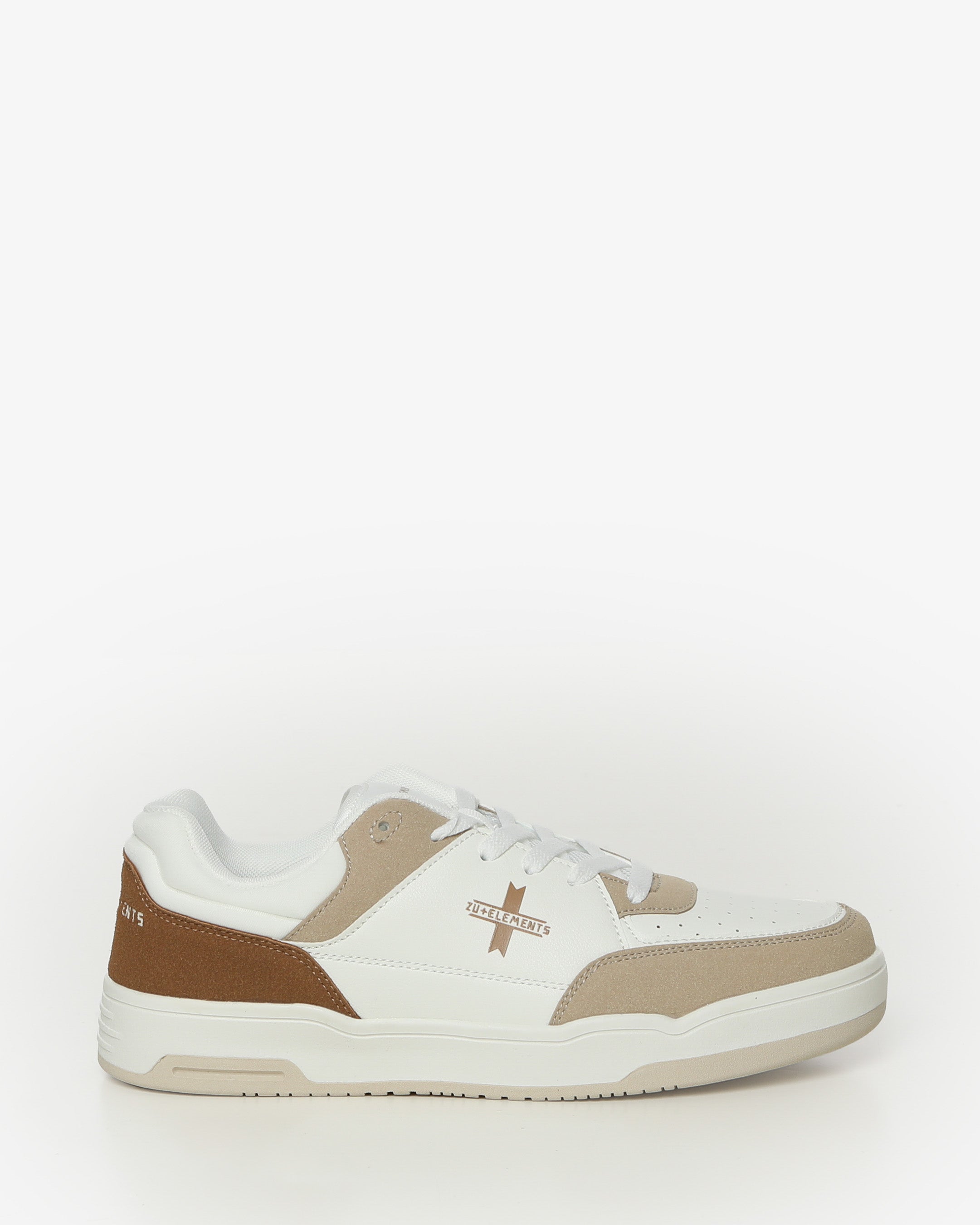 Sneakers Zu White & Light Brown